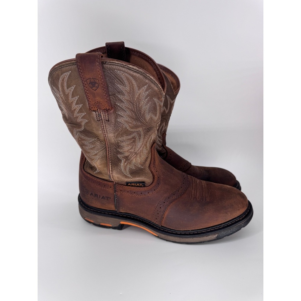 Ariat Men's WorkHog Pull On Work Boots 11D Western Cowboy